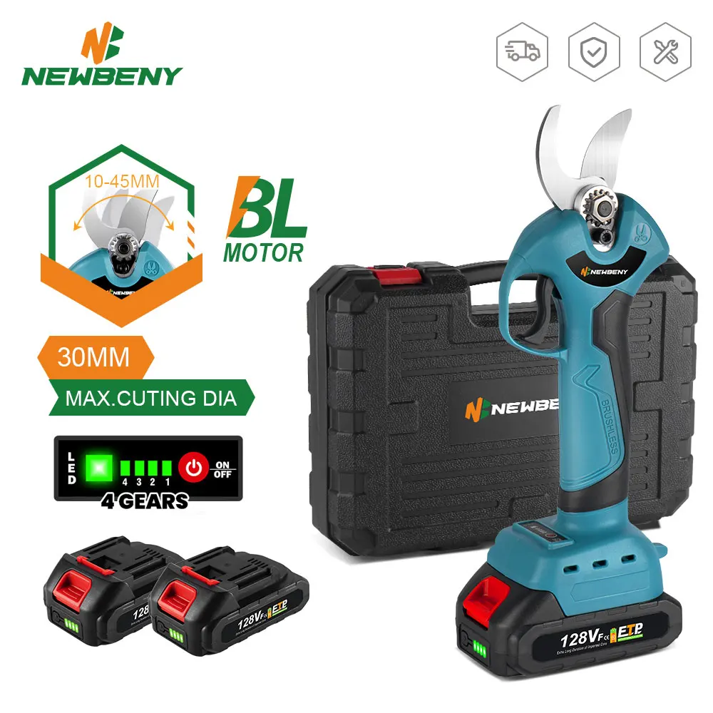Forbici Da Potatura Elettriche Senza Spazzole Da 45Mm 4 Marce 500W Per Makita 18V Forbici Elettriche A Batteria Per Potatura Di Rami Di Arbusti Da Fru