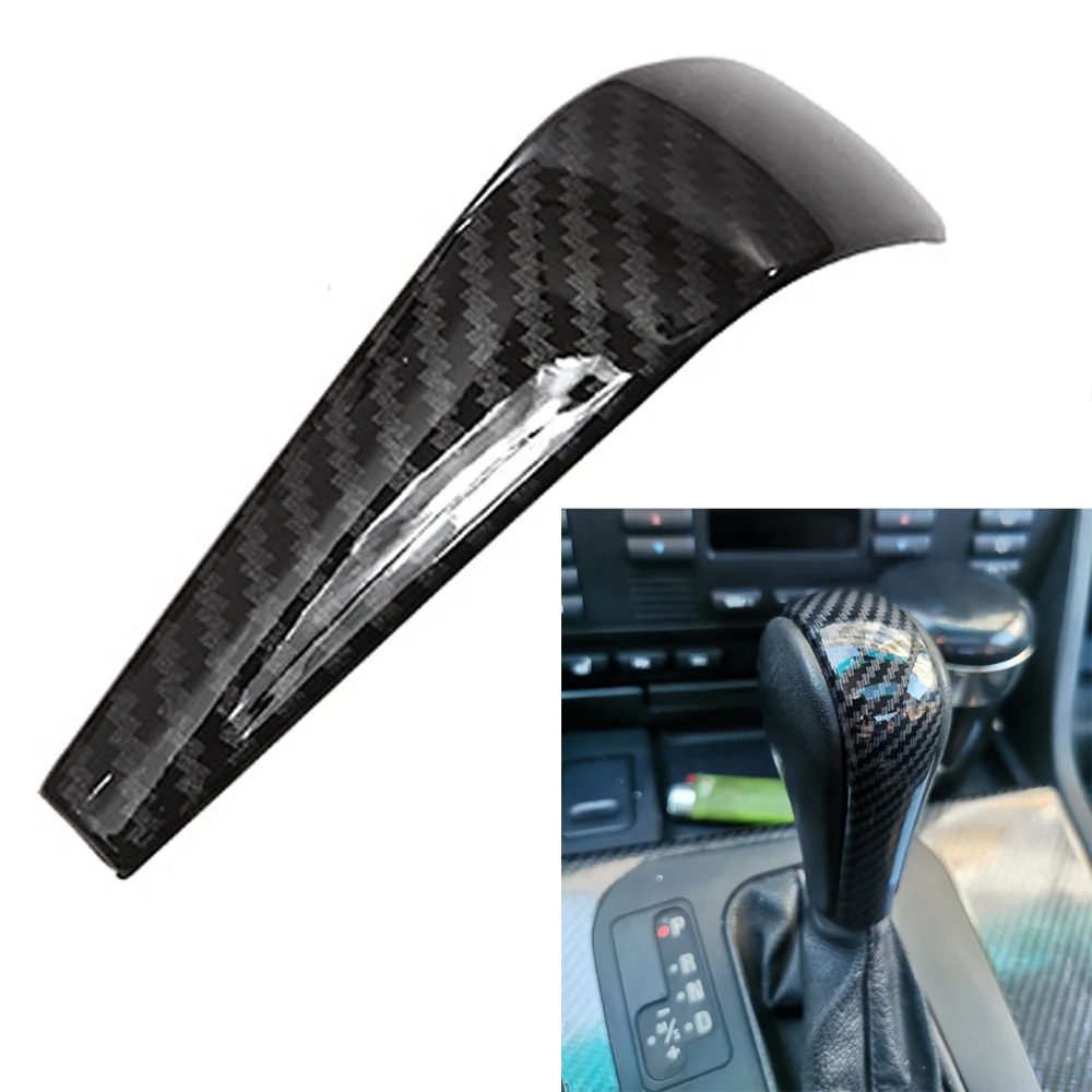 

Carbon Fiber For BMW XI 1 3 Series E91 E90 E93 2006-2012 Car Gear Shift Knob Cover Case Shell Sricker Trim Styling Accessories