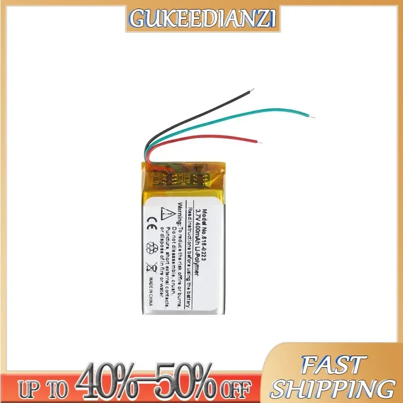 Аккумулятор 400 мАч 616-0223 616-0224 для Apple IPod Nano 1 1-го поколения A1137 4 ГБ 2