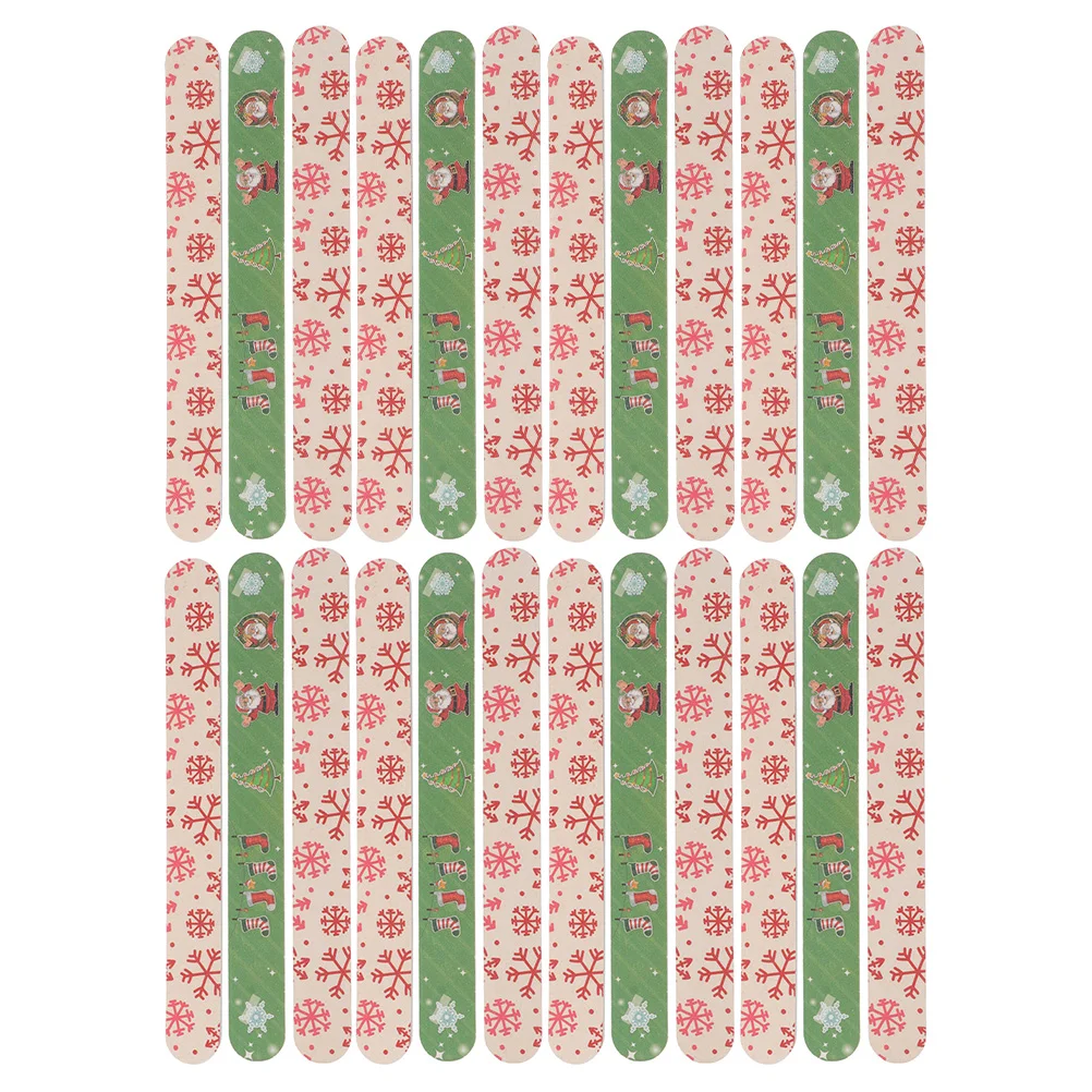 

Buffer Pedicure File Tool Nail Shaping Christmas Themed Fingernails Polishing Tools