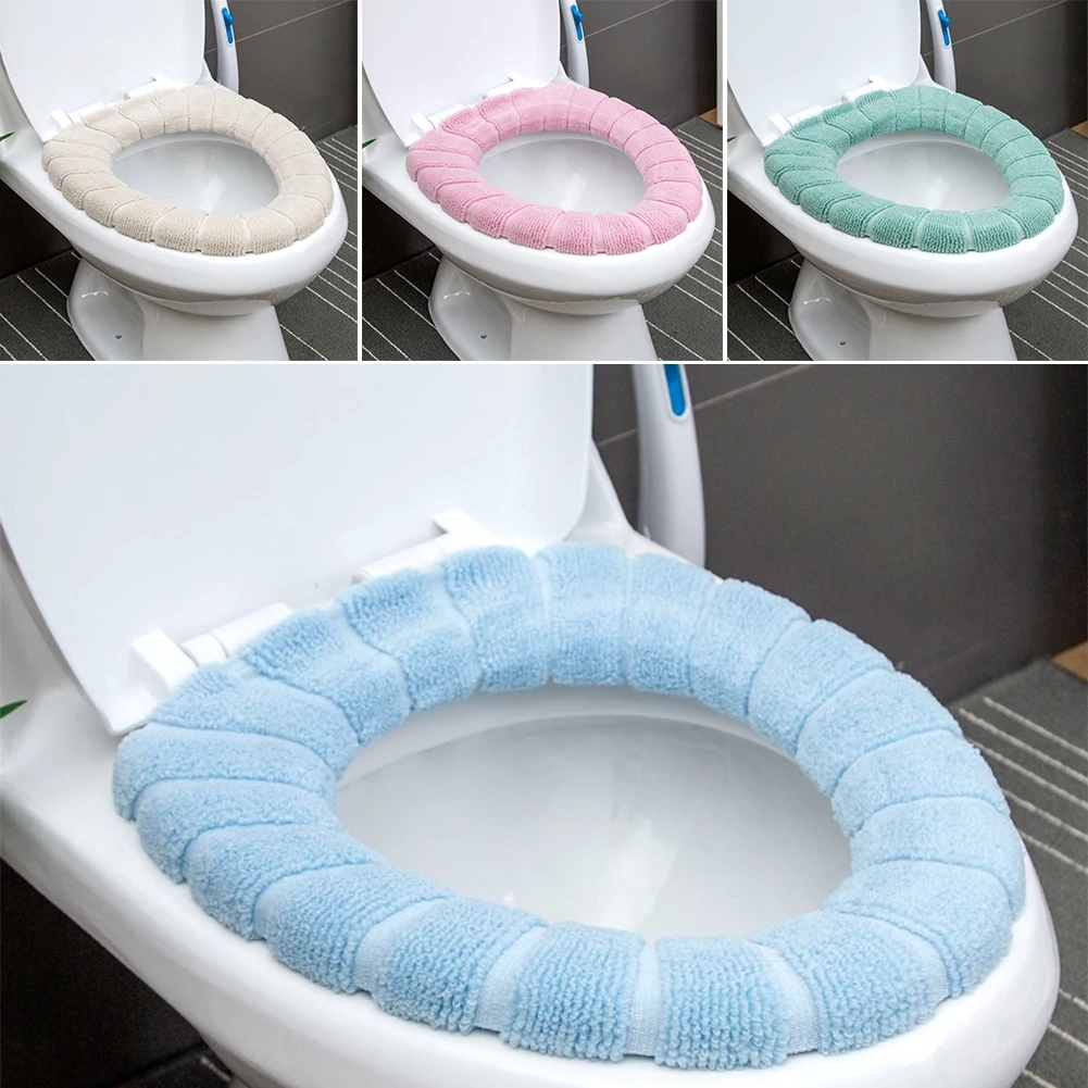

Soft Toilet Cushion Seat Cover Toilet Seat Bidet Cover Liner Lid Bathroom Washable Cushion Closestool Pad Warmer Mat Accessories