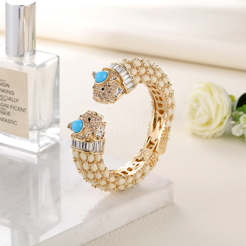 Браслет в ретро стиле серая птица из смолы животное дракон свинка роскошные