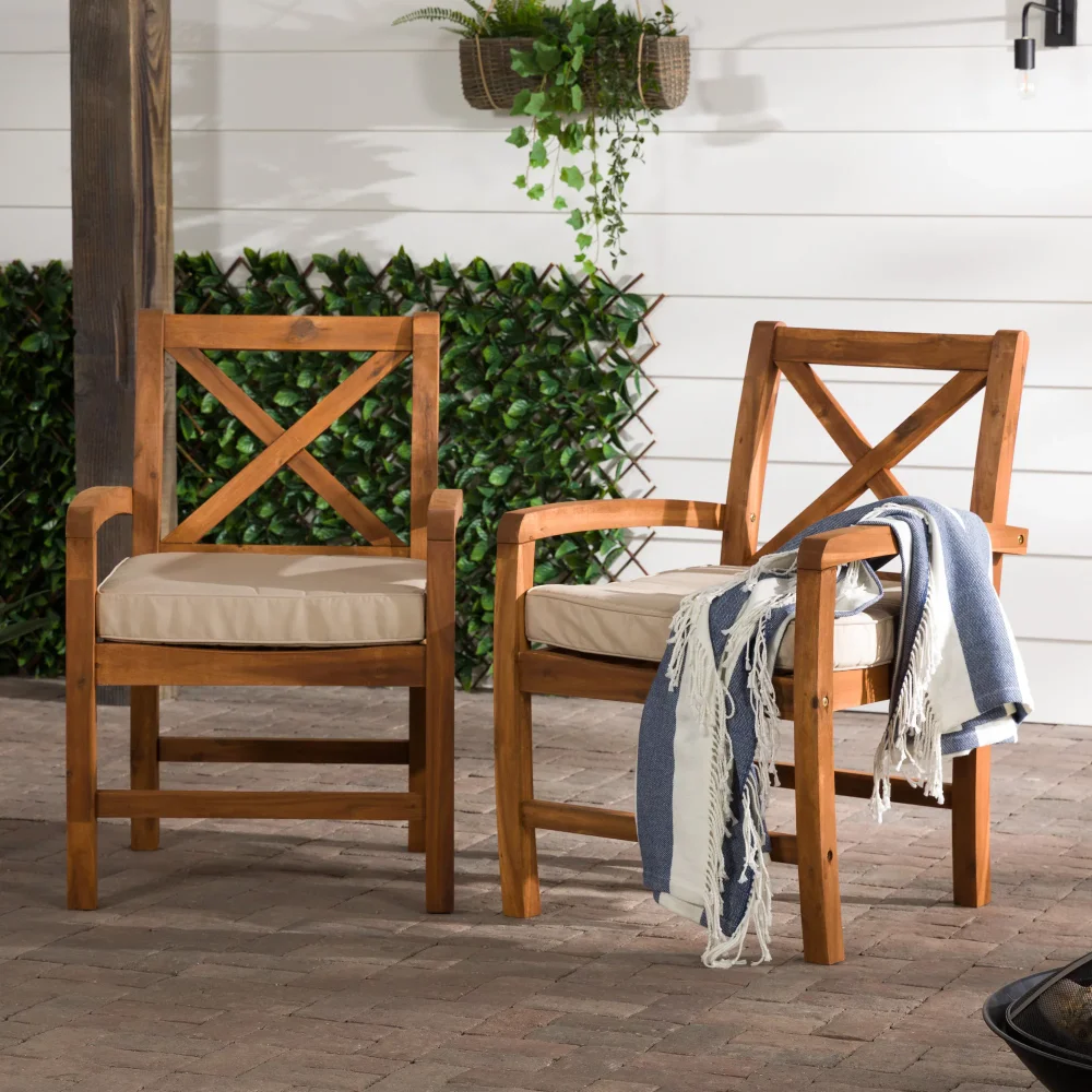 

X Back Chair w/ Cushions 2 pack