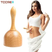 wooden handheld massage cup wood therapy anti cellulite suction cup for waist abdomen shoulder back arm leg muscle relaxation