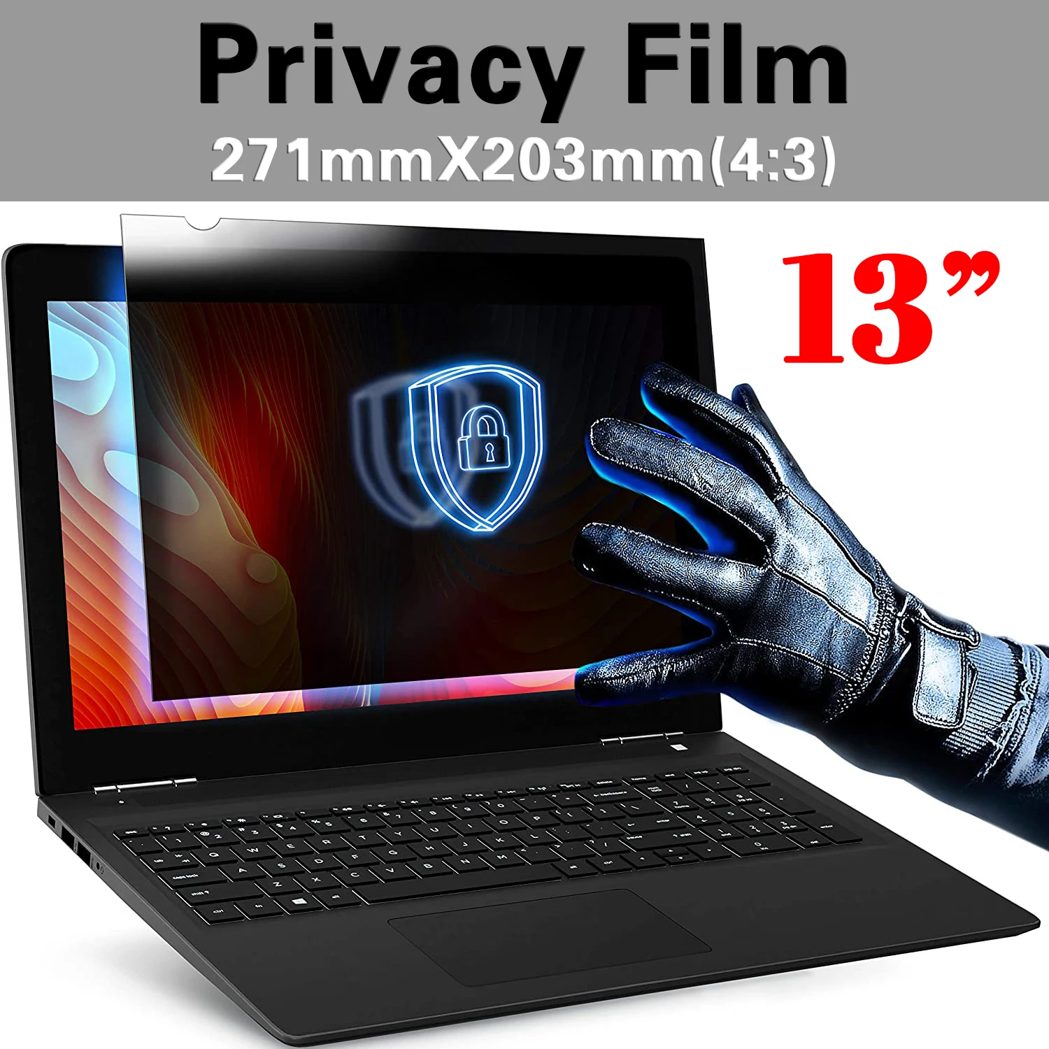 13 inch (271mm*203mm) Privacy Filter Anti spy Screens protective film for 4:3 Laptop