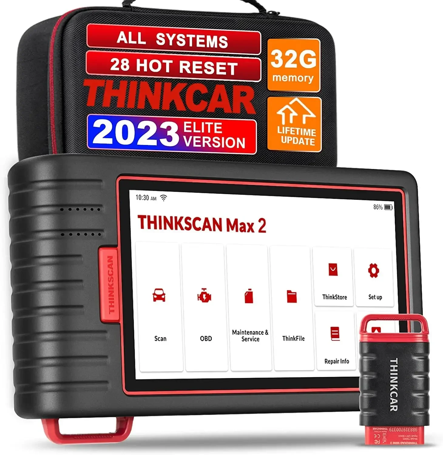 2022 Новый продукт Thinkcar Thinkscan Max2 OBDeleven Полная система Автоматический OBD-считыватель