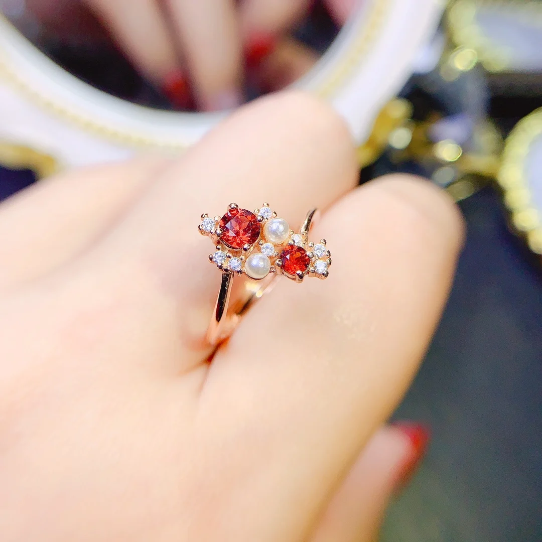 

Женское кольцо из серебра 925 пробы, Роскошные ювелирные украшения