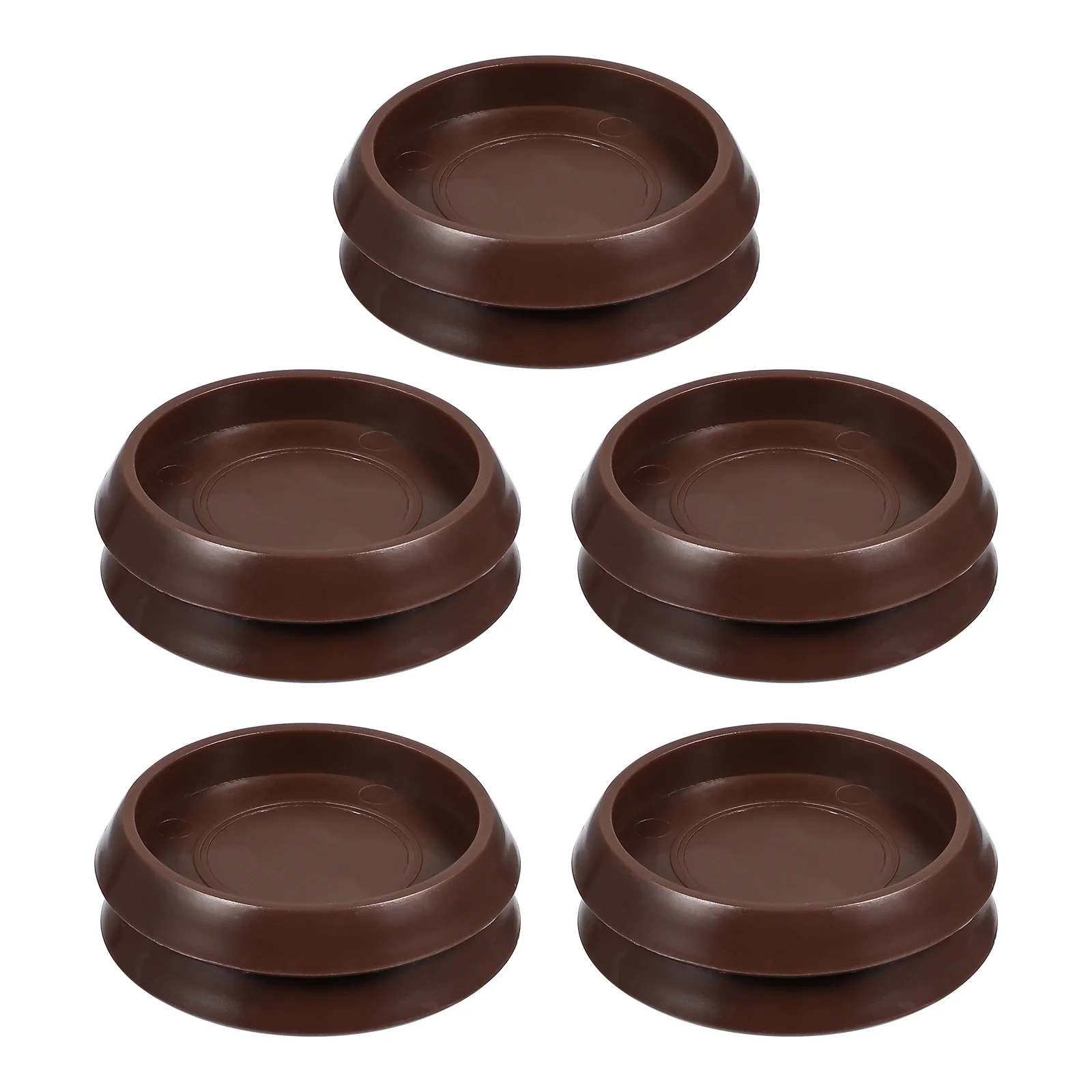 

10 Pcs Round Rubber Furniture Cups Non Pads Hardwood Floors Carpet Caster Protectors Legs Circle Nonslip