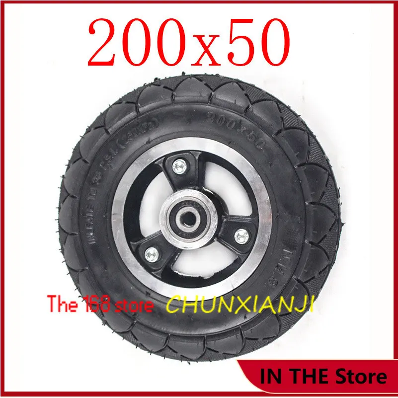 

High Quality Mobility Scooter Wheelchair Tire 200 X 50 (8x2) Solid/foam Filled 200x50 for Razor E100 E125 E200 Scooter Vapo