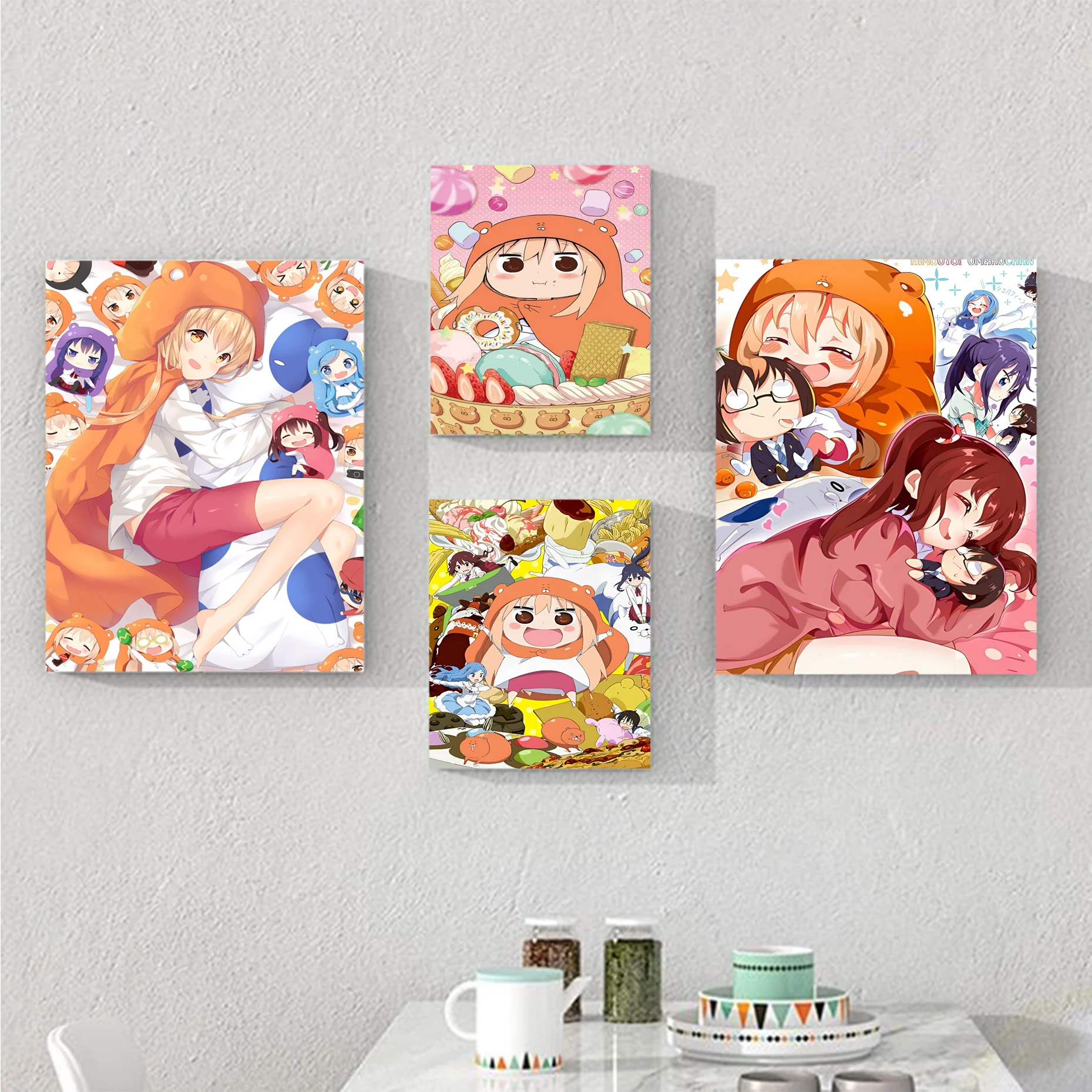 

Anime Himouto! Umaru-chan Good Quality Prints And Posters Kraft Paper Sticker DIY Room Bar Cafe Stickers Wall Painting