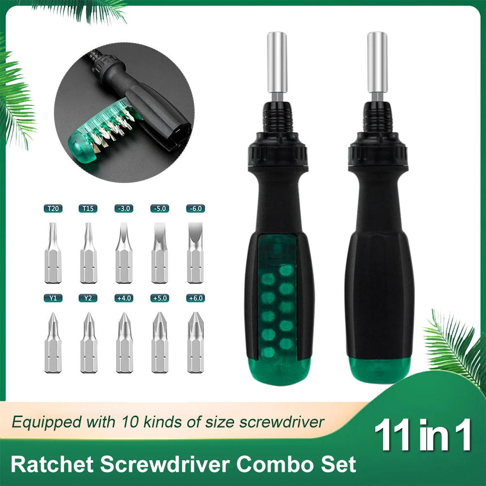 

10 In 1 Precision Ratchet Screwdriver Combination Multifunctional Telescopic Screwdriver Household Appliance Repair Hand Tools