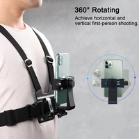 action camera accessories chest strap mount belt for mobile phone holder chest strap for gopro 10 9 dji action 2 insta360 one rs