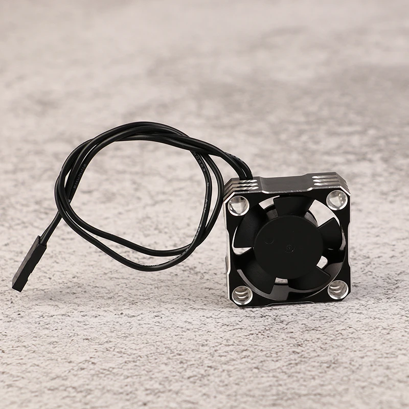 

1Pc RC Car Motor Cooling Fan Heat Sink Fan Metal High Speed Cooling Fan For TRX4 SCX10 3660 RC Motor Heat Dissipation