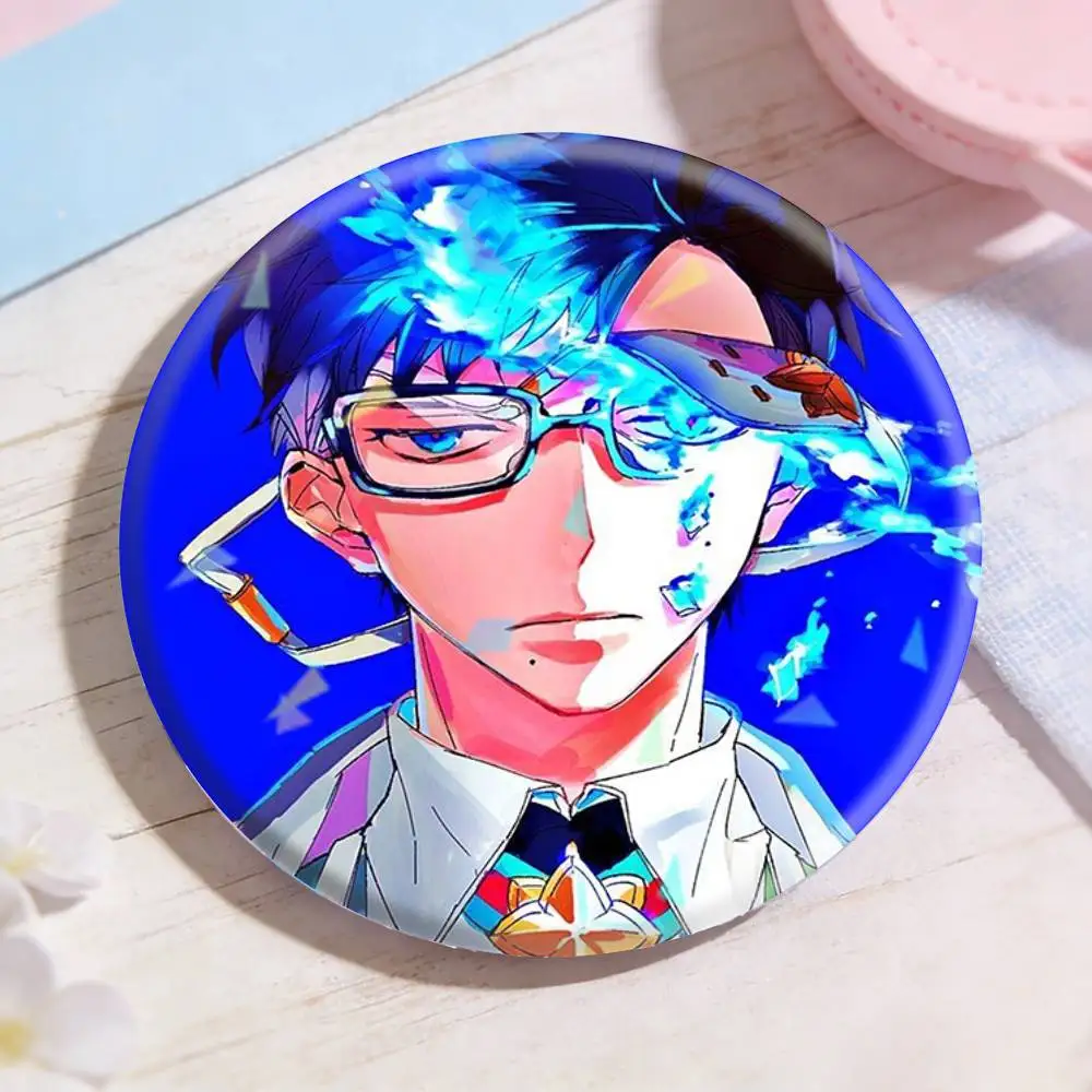 Фото Значки B-Blue Exorcist: нишевый дизайн, броши для рюкзаков, значки на лацканы, креативные аксессуары №5