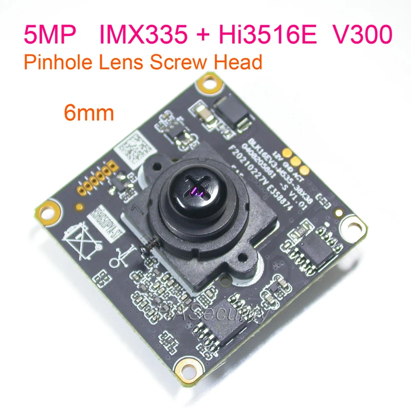 H.265 / H.264 1/2.8 &quotSTARVIS IMX335 CMOS сенсор + Hi3516E V300 IP-камера стробовидная (опционально
