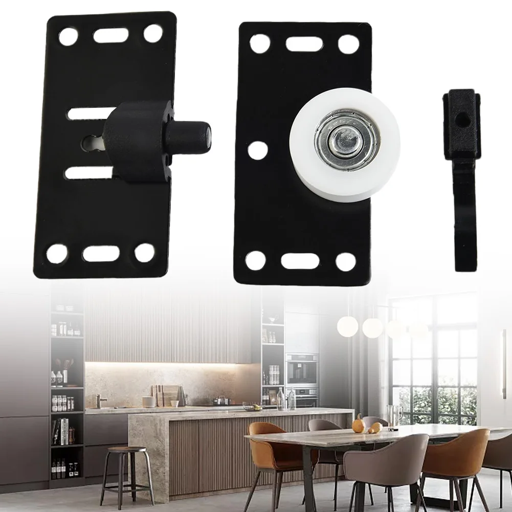 

1pc Wardrobe Pulley Door Rollers Iron Sliding Door Wheel Cabinet Nylon Pulley Hanging Wheel Wardrobe Furniture Hardware Parts