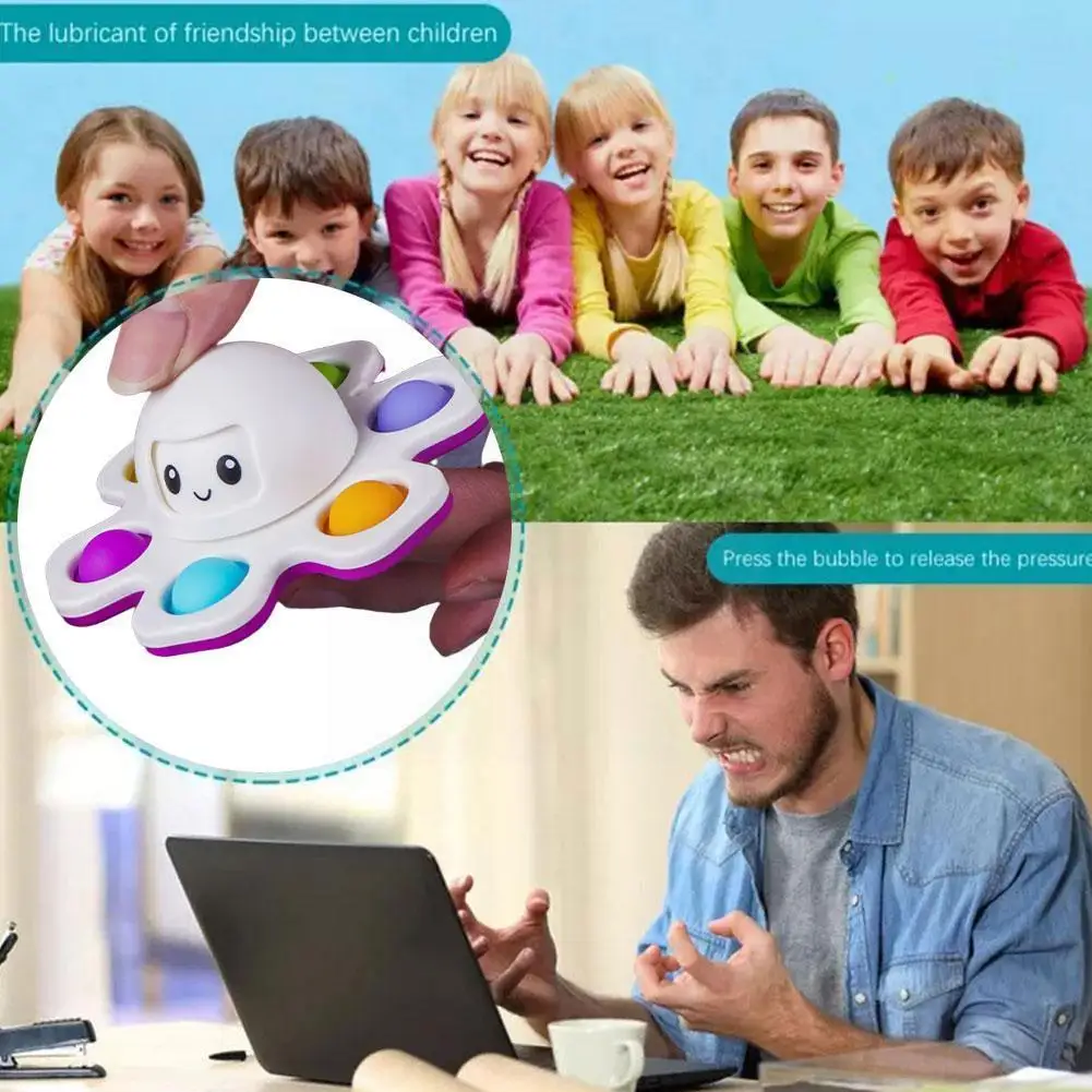 

Simple Dimple Bubble Toy Stress Relief Squeeze Plush Children Educational Plate Gifts Ball Anti-stress Toys Fidget Adult Sq D9y9