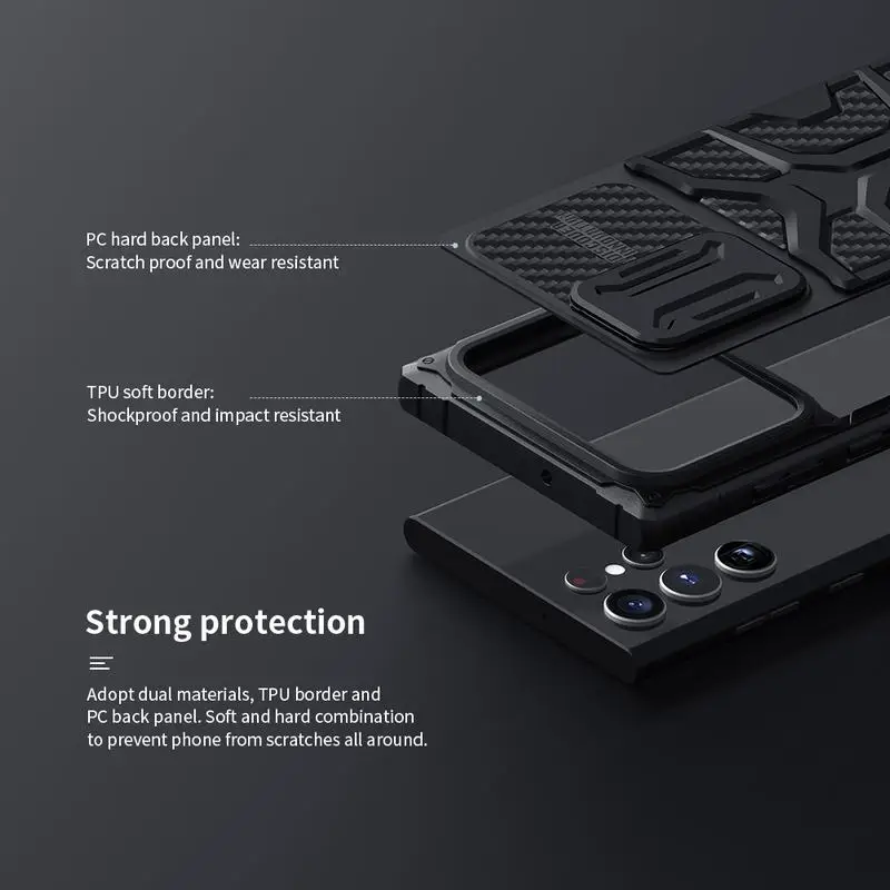 S22 Ultra 5g Carbon Fiber Phone Case For Samsung Galaxy S22 Ultra Cover Camerra Lens Heat Dissipation Shockproof Armor Coque