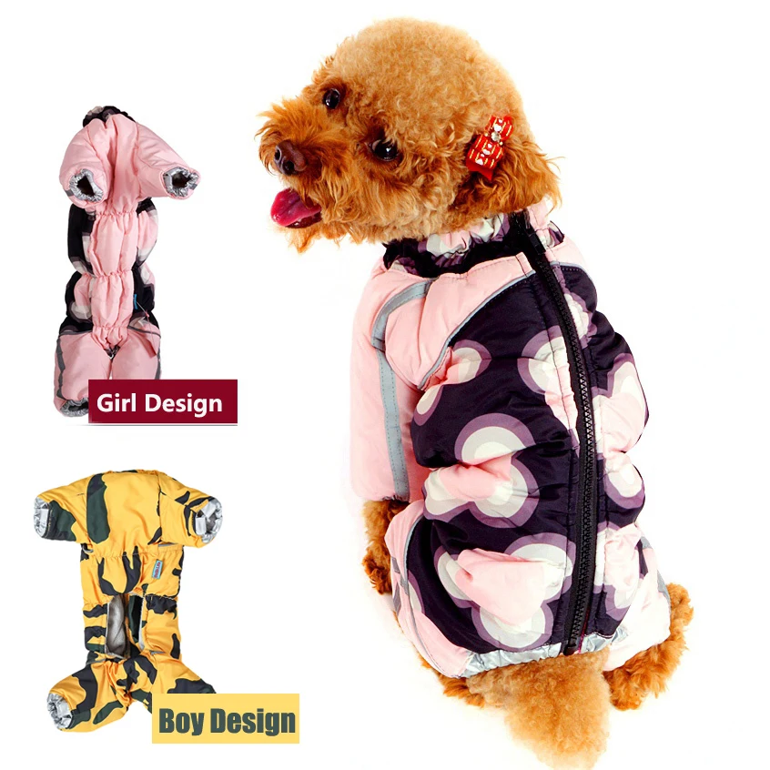 

New Puppy Dog Clothing For Pets Luxury Zipper Jackets Small Big XXL Animal Pet Winter Warm Down Yorkshire Dachshund Cat Products