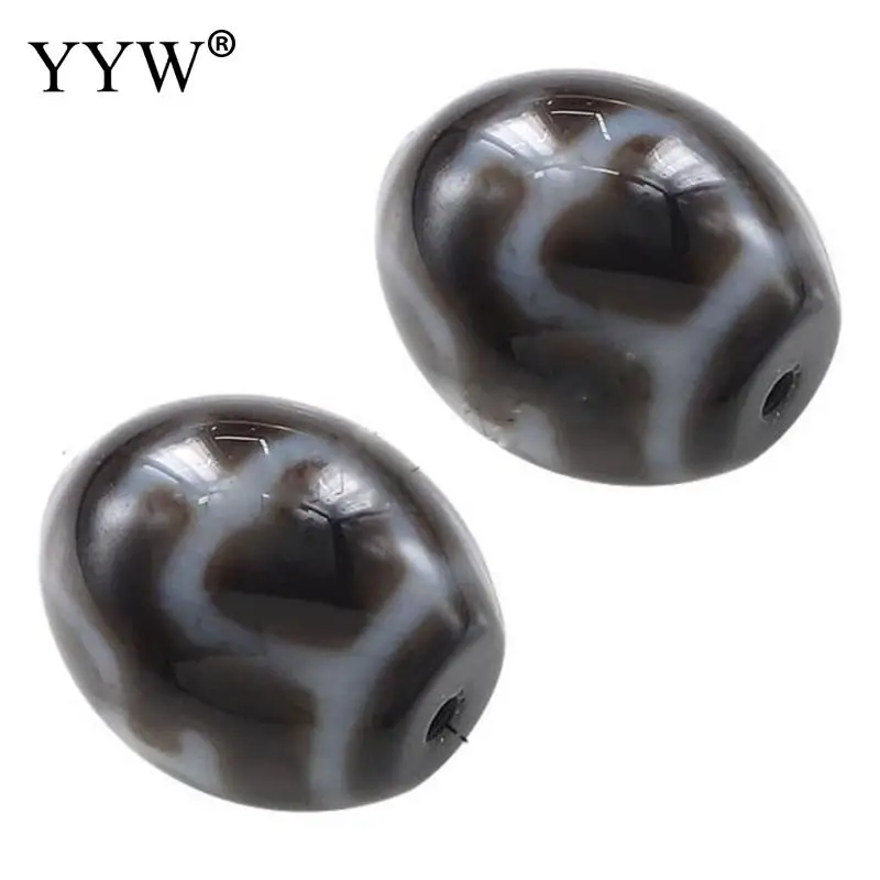 

1PC Aquarius Natural Tibetan Agate Onyx Dzi Beads Jewelry Accessories Beads 10x12mm Jewelry Making DIY Necklace Bracelet