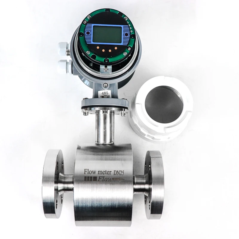 

4 Inch DN100 Waste Water Electromagnetic Flow Meter With PTFE Liner For Sewage