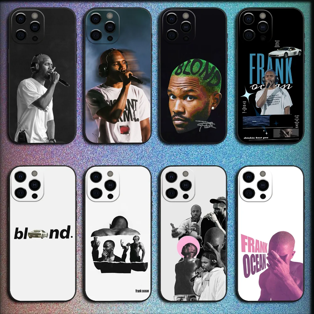 Фото Чехол для телефона F-Frank Singer Ocean для iPhone 16,15,14,13,12,11,Pro,X,XS,Max,XR,Plus,Mini Soft Black Cover №1