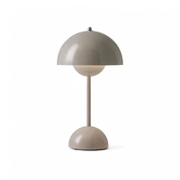 usb charging table lamp nordic led room decoration desk lamp top touch switch flower bud mushroom lamp decorative table lamp