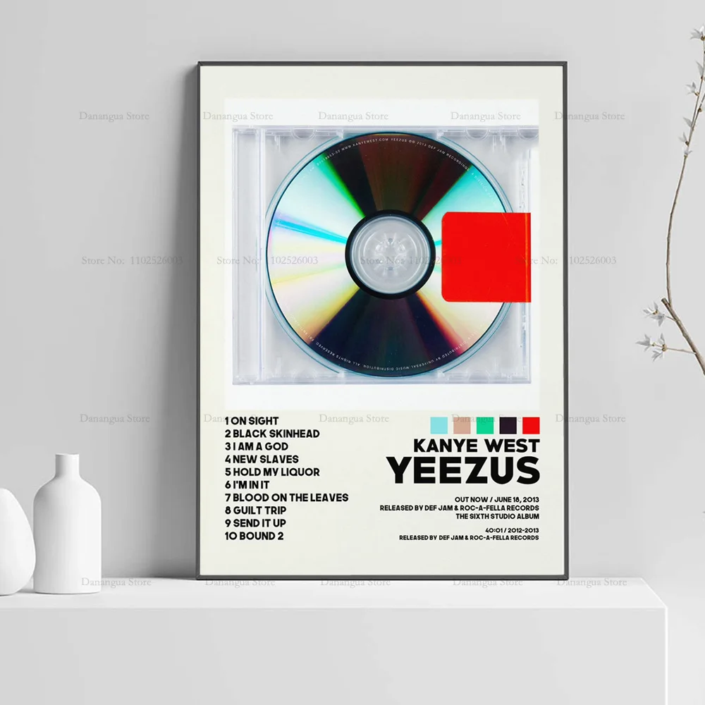 Kanye West Donda Выпускной красивый скрученный музыкальный альбом Обложка плакат HD