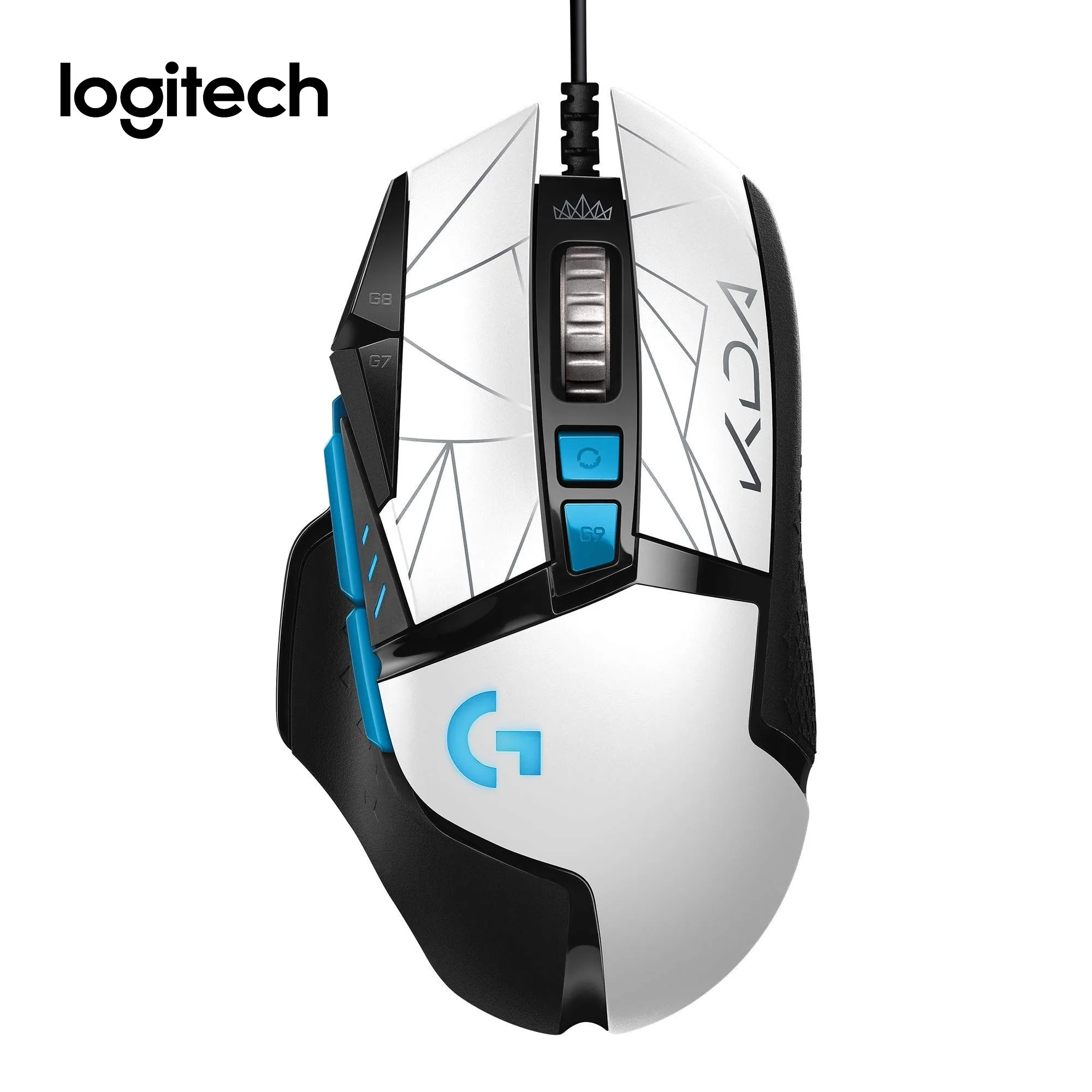 

Игровая мышь Logitech G502 Hero K/DA, высокопроизводительная-Датчик 25K, 16,8 миллионов цветов LIGHTSYNC RGB, 11 программируемых кнопок
