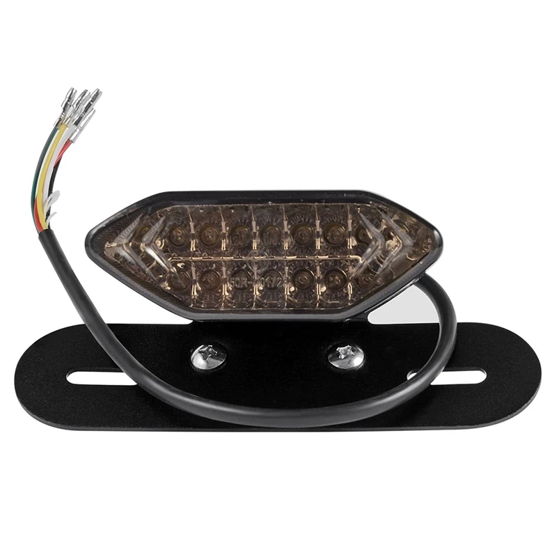 

12 В светодиодный универсальный мотоцикл интегрированный тормозной сигнал задний ходовой сигнал Сигнал поворота номерной знак лампа