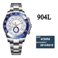 top brand new mens wristwatches master automatic mechanical movement two tone 44mm sapphire dial