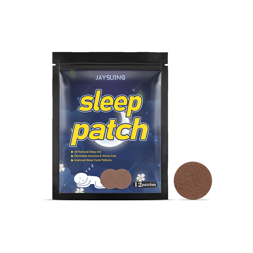 

12pcs Improve Insomnia Sleep Aid Sticker Herbal Sleeping Patch Relieve Stress Anxiety Medical Plaster for Kids Adult