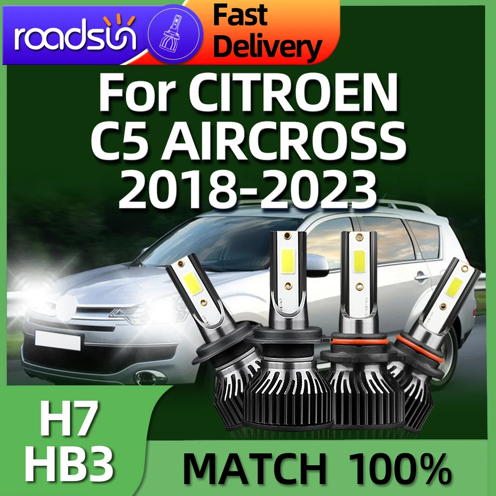 4 шт. Автомобильные светодиодные фары высокой мощности HB3 H7 150 K