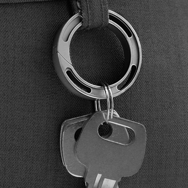 Брелки из титанового сплава зажим для хранения ключей классификационные кольца