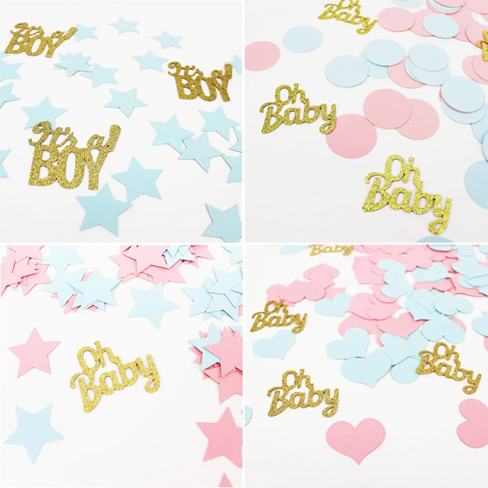

1package 100pcs Multicolour Confetti Mini Cute Baby Confetti for DIY Kids Birthday Party Decoration Baby Shower Supplies Decor