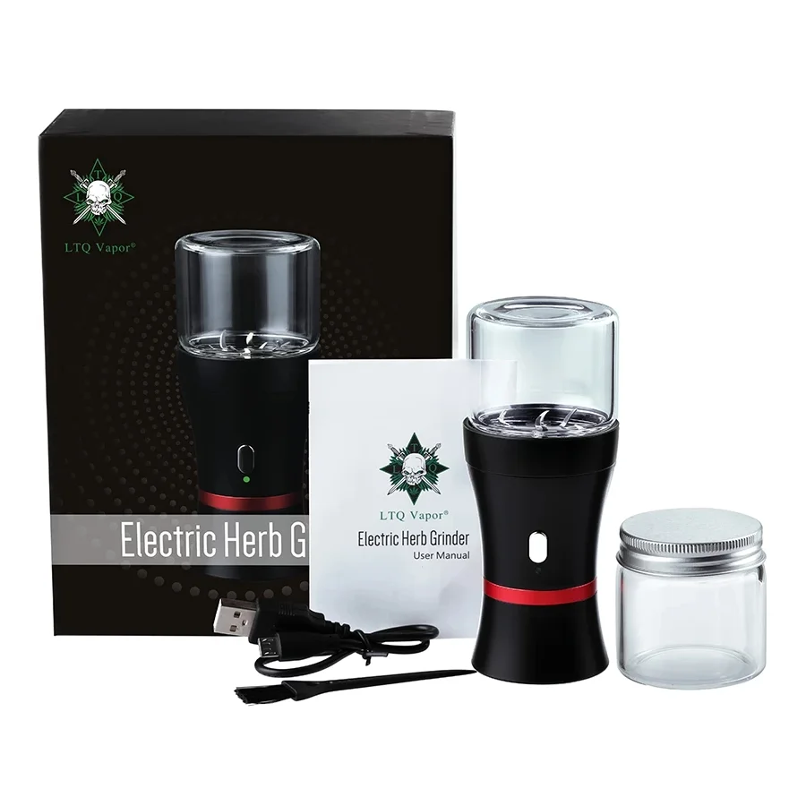 

Weed Grinder LTQ Vapor Electric Herb Grinder Box Mod 1100mAh Battery Tobacco Grusher With Child Lock Protection Smoke Accessory