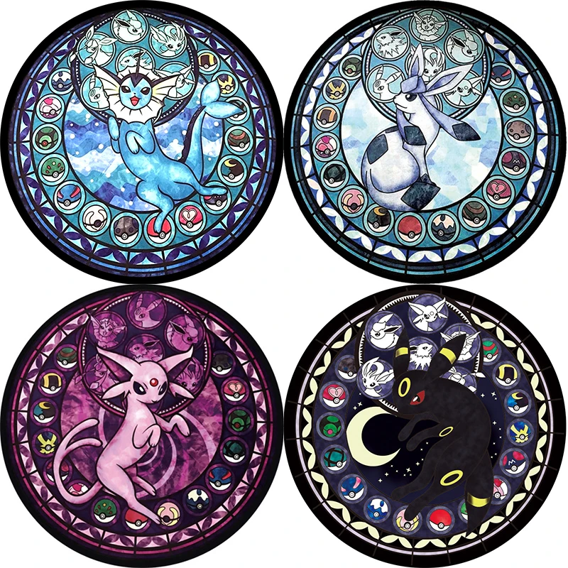 

Cartoon pokemon pattern round rug living room non-slip mat floor mat bedroom floor decoration prayer yoga mat tapete redondo