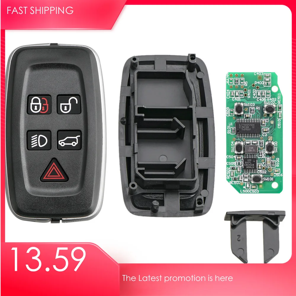 2024 Новый сменный автомобильный чехол с 5 кнопками для Land Rover Discovery 4 Range