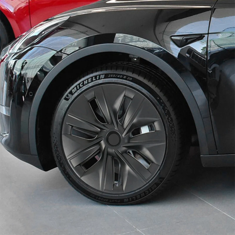 

1/4 Pcs19 Inch 4pcs Hub Cover Replacement Hub Cover Car Wheel Cover Kit for Tesla Model Y 2018-2022 Car Replacement Parts