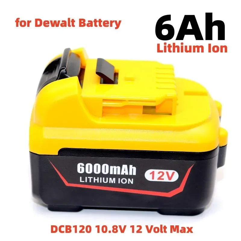 Сменные литий-ионные батареи Ач для Dewalt DCB120 12 В 3 аккумулятор DCB123 DCB125 DCB124 DCB122 DCD710