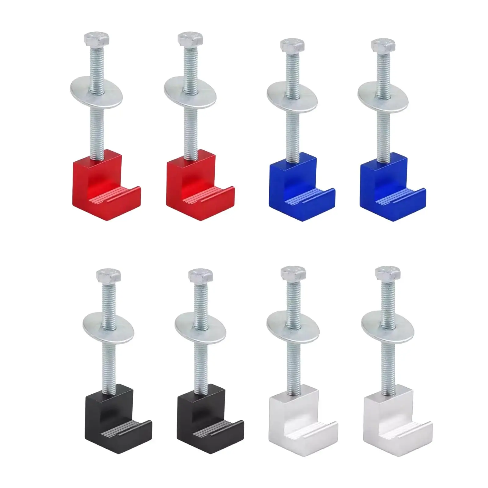 4 шт. J-крючок кроссовер ящик для инструментов алюминиевый практичный пикап