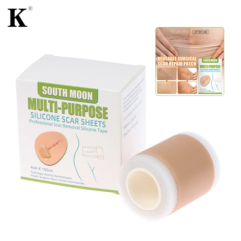 

4*150cm Fade Scar Sticker Efficient Beauty Trauma Burn Sheet Skin Repair Scar Removal Therapy Patch For Acne Scar Treatment