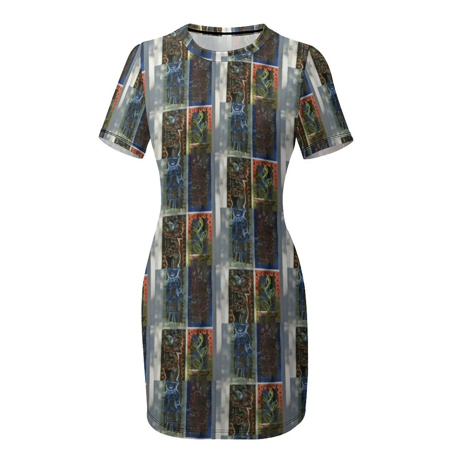 MIRKA MORA WINDOW Платье с короткими рукавами женское летнее платье 2025 Женское длинное