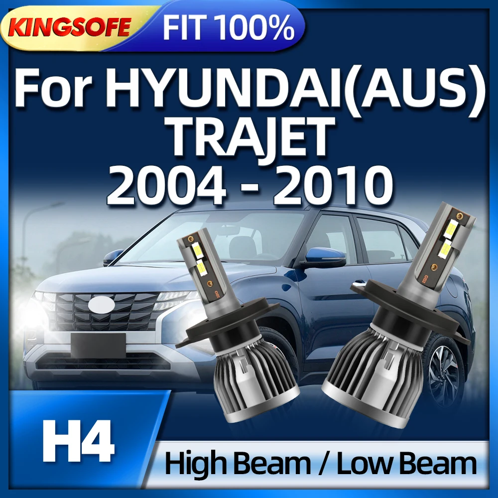 Лампы для автомобильных фар KINGSOFE H4 Φ 2004 2005 2006 2007 2008 2009 2010