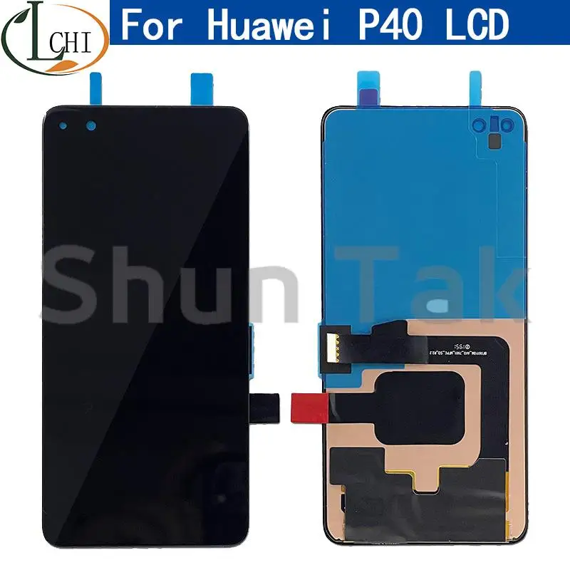 

100% Original OLED Display for Huawei P40 LCD Display Touch Screen Digitizer for HUAWEI P40 LCD Repair Parts huawei p40 lcd