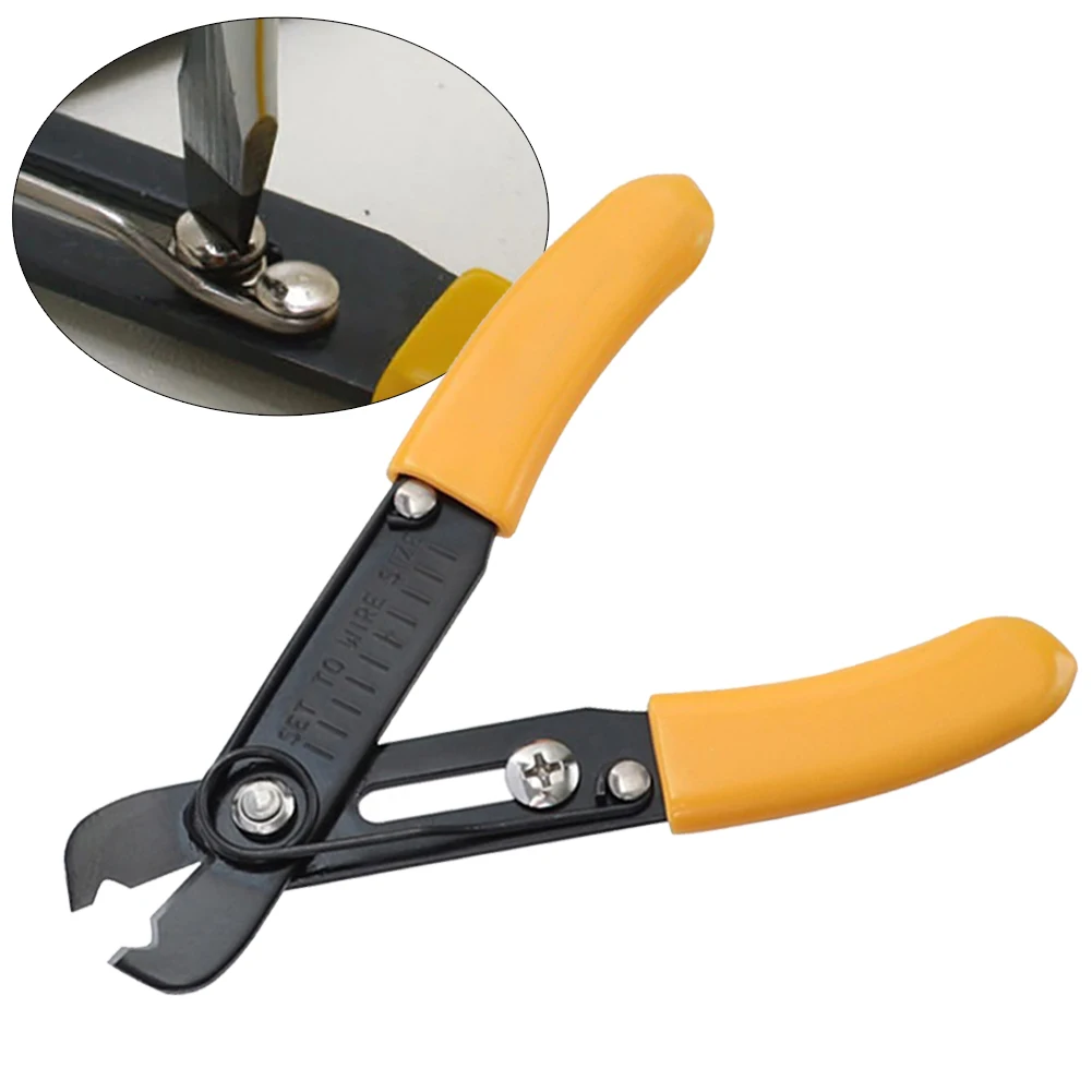 

Electrical Wire Cable Cutting Cutting Side Snips Flush Pliers Single Hole Wire Stripper Flush Pliers Adjustable Cutter Hand Tool