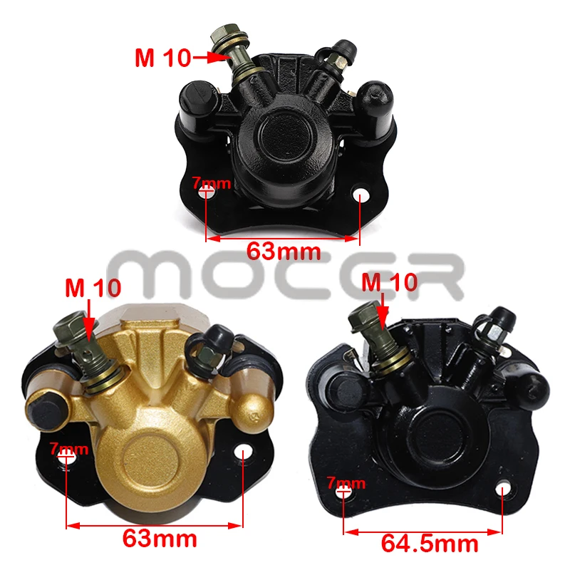 

ATV Left/Right Brake Disc Rotor Caliper for 50cc 70cc 90cc 110cc Quad Taotao Roketa Sunl Kazuma 4 Wheeler Front/rear brake parts