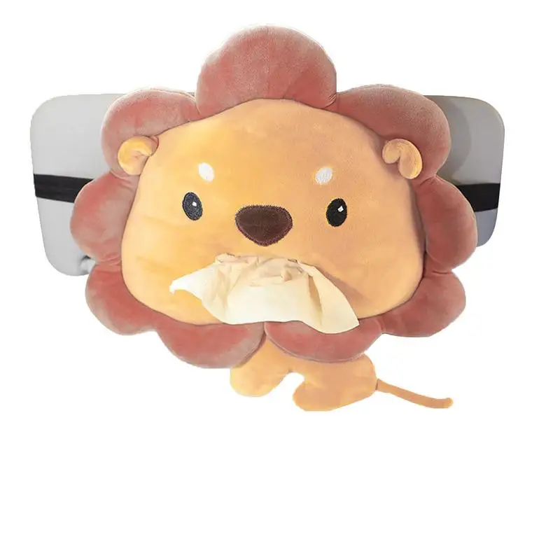 

Тканевые коробки, креативная коробка для салфеток, мягкая мультяшная бумажная салфетка, Женская Милая бумажная коробка с животными, красивый держатель для салфеток для автомобильного сиденья