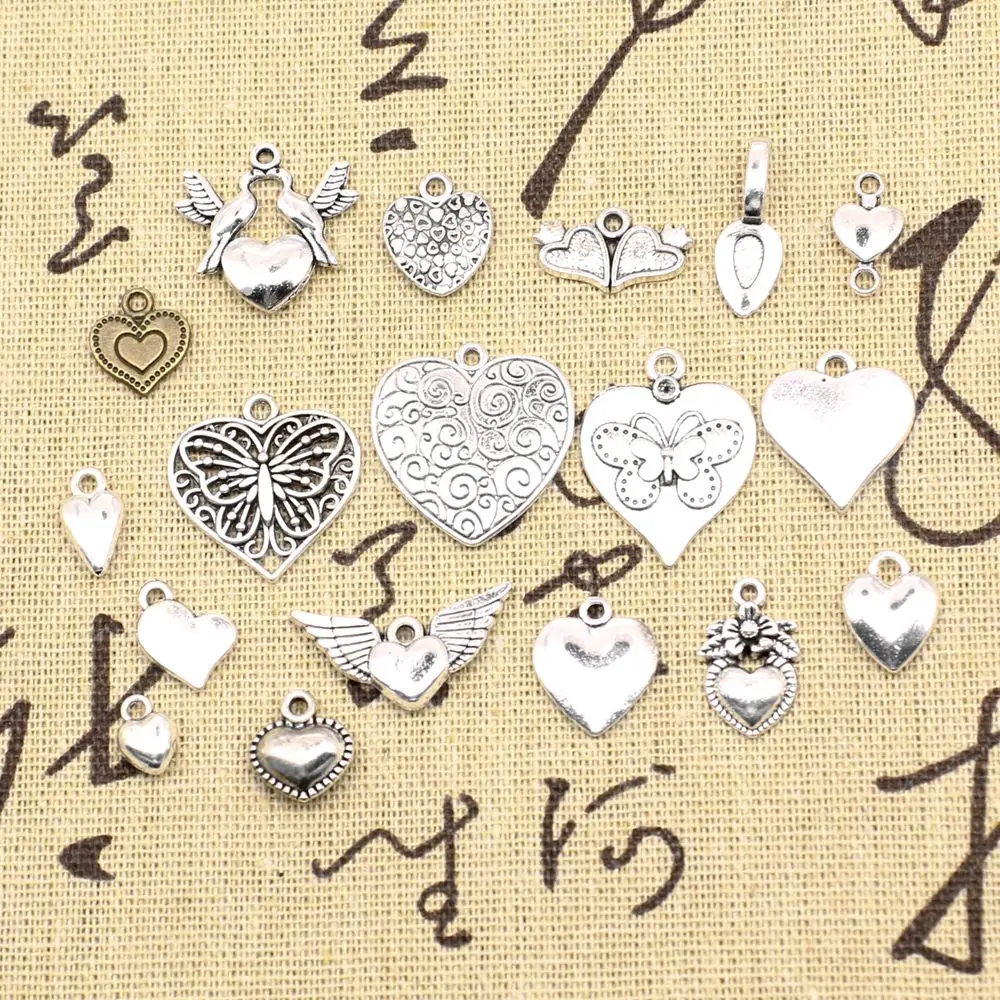 

Очаровательные глянцевые подвески и ожерелья Jewelri в форме сердца персика для женщин