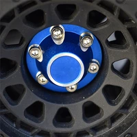 4pcsset aluminum alloy anti loosening wheel lock tire screw for 16 scx6 jeep jlu wrang ler 4wd axi05000t1 rc car parts
